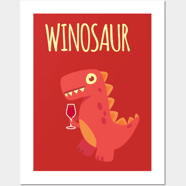 Winosaur Wall Art by vladocar